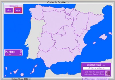 COSTAS de España DONDE ESTA