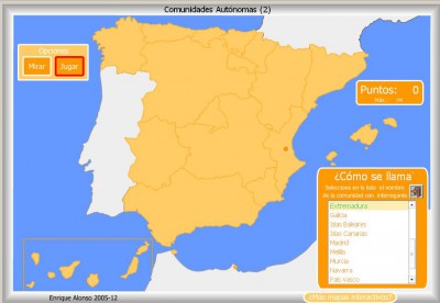 Comunidades Autónomas de España COMO SE LLAMA