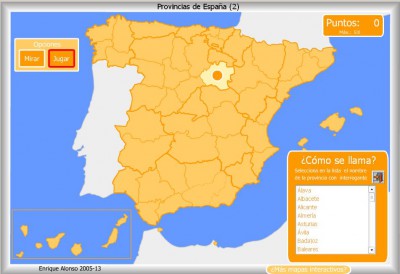 PROVINCIAS de España COMO SE LLAMA