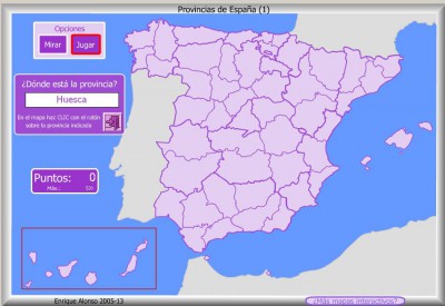 PROVINCIAS de España DONDE ESTA