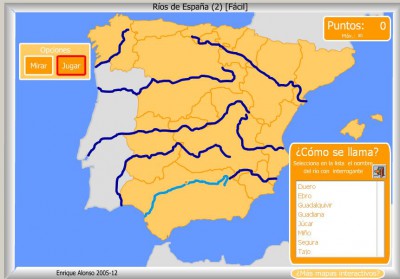 RIOS de España FACIL COMO SE LLAMA