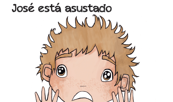 Cuentos para niños con pictogramas TEA ACNEAE EMOCIONES JOSE ESTA ASUSTADO