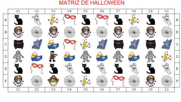 Fichas de halloween matrices divertidas trabajamos la atención