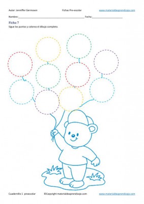 Cuadernillo de actividades de educación preescolar 1 en imagenes (7)