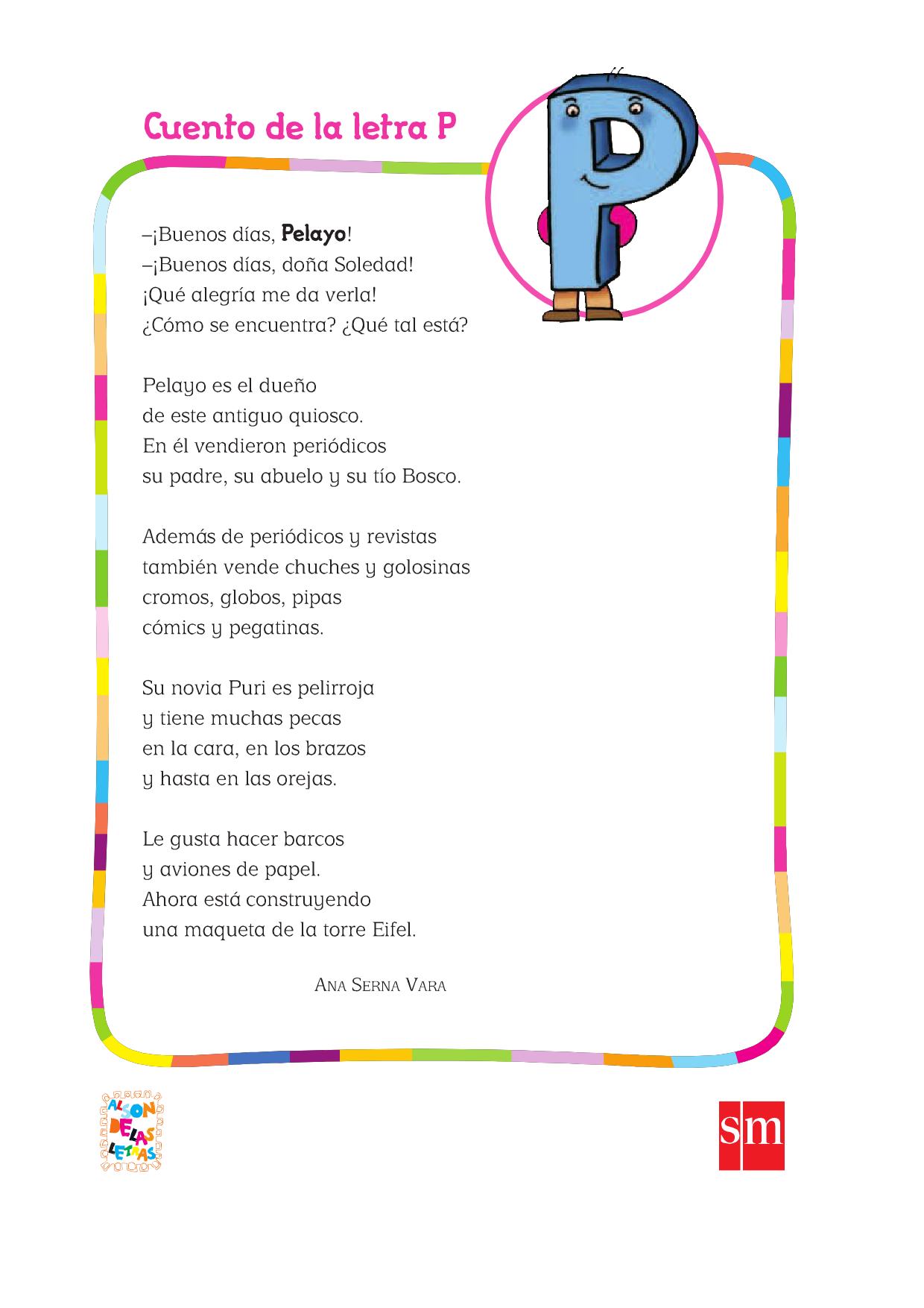 Cuento Con La Letra P