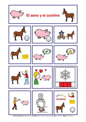 cuentos pictogramas