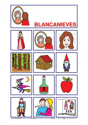 cuentos pictogramas cenicienta