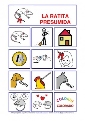 cuentos pictogramas ratita presumida