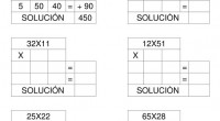 multiplicaciones primaria Nuevas fichas para trabajar la competencia matemática. Si algunos recordais nuestras multiplicaciones en enrejado estas las hemos titulado multiplicaciones deconstruidas en ellas el niños puede alcanzar de forma […]