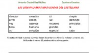 Nuevas actividades de Antonio Ciudad-Real, para trabajar la escritura creativa. Basandonos en las 1000 palabras más empleadas en castellano nuestros alumnos deben de redactar historias que contengan palabras de una […]