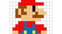 AcitividaDes para trabajar la atención con dibujos de Supermario. EJEMPLO DE LAS ACTIVIDADES DESCARGATE LAS ACTIVIDADES EN PDF super mario-en-cuadricula-1 champiñon supermario en cuadricula-2