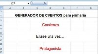 Continuamos inspirandonos en el  mágnifico trabajo de @m_aller creador del blog CONTOMUNDI y en su fantástico caldero mágico para escribir historias, he preparado un generador de cuentos para primaria que […]