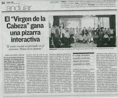 noticia pizarra diario jaen