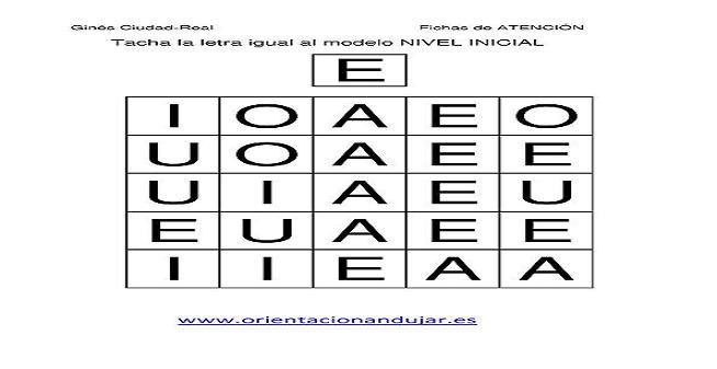 Trabajaremos la Discriminación visual y la atención selectiva y el trabajo con las primeras letras que aprenden nuestros alumnos las vocales El niño debe encontrar todos aquellos elementos iguales a […]