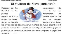 Aprovechando las primeras nevadas importantes y la llegada del invierno he preprarado una actividad sencillita de escritura creativa en la que nuestros alumnos tienen que continuar unas breves historias, en […]