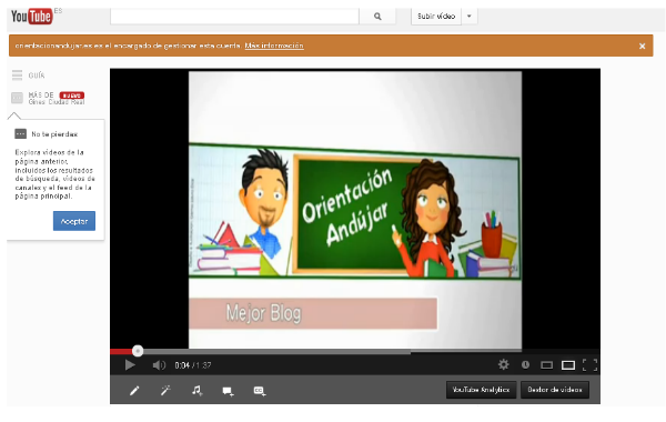 En Orientación Andújar seguimos con nuevas novedades, y es que a partir de ahora estrenamos una nueva vía de comunicación con todos vosotros, un canal de YouTube. VISITA Y SUSCRIBETE […]