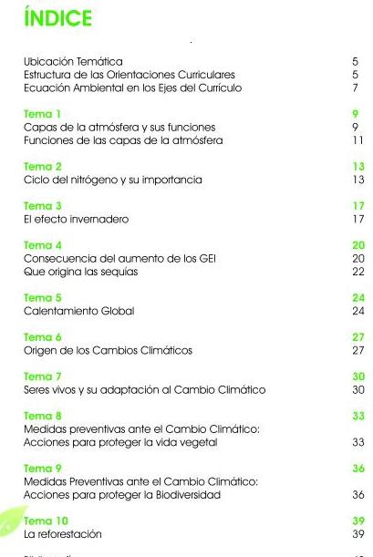 cuaderno conocimiento del medio del medio social y natural iNDICE DE - Orientación Andújar - Recursos Educativos