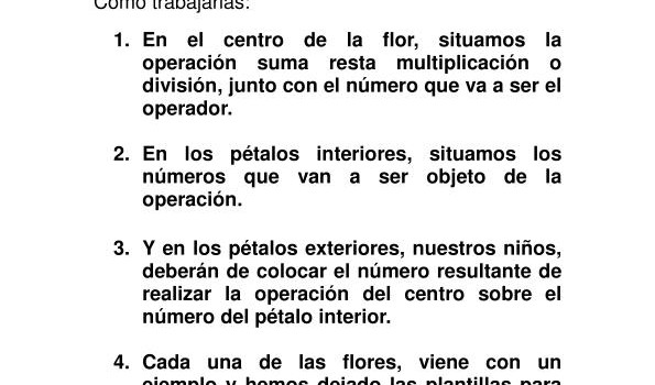 matemáticas primaria flores matematicas sumas nivel inicial 1