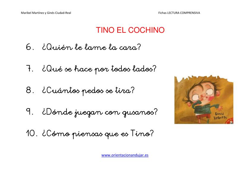 TINO EL COCHINO Escucha comprensiva imagenes-2 cuento dirty bertie