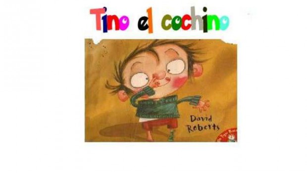 imagenes LA canción y del cuento de TINO EL COCHINO o dirty bertie portada