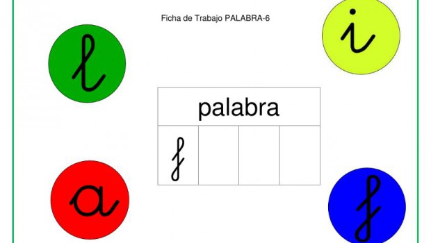 lectoescritura letra f