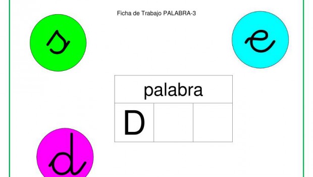 LECTOESCRITURA PRIMARIA BINGO LETRA D
