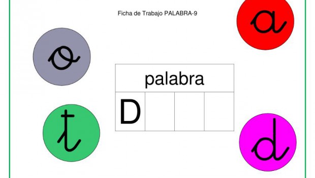 LECTOESCRITURA PRIMARIA BINGO LETRA D