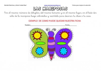 lateralidad y recortar mariposas 1