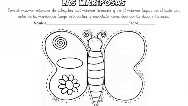 lateralidad y recortar mariposas 3