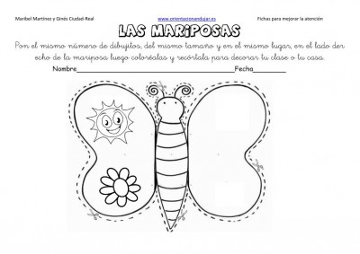 lateralidad y recortar mariposas 5