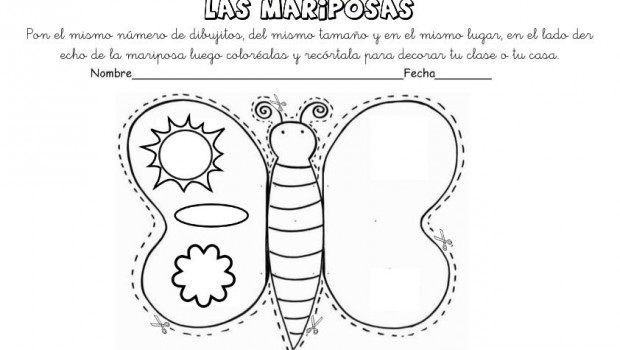 lateralidad y recortar mariposas 6