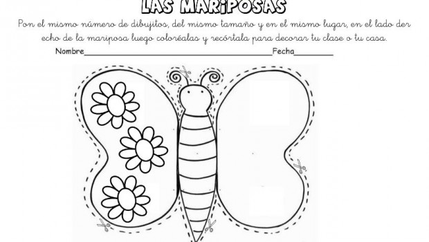 lateralidad y recortar mariposas 9