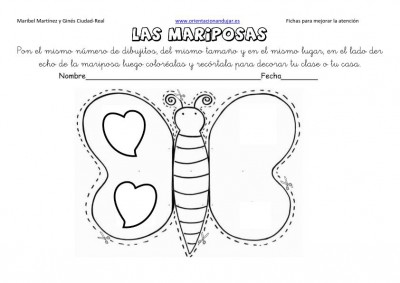 lateralidad y recortar mariposas 9