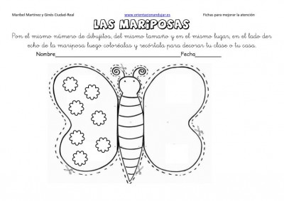 lateralidad y recortar mariposas 13