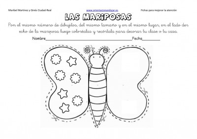 lateralidad y recortar mariposas 14