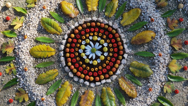 manualidades mandalas naturales