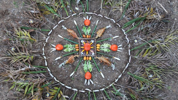 manualidades mandalas naturales