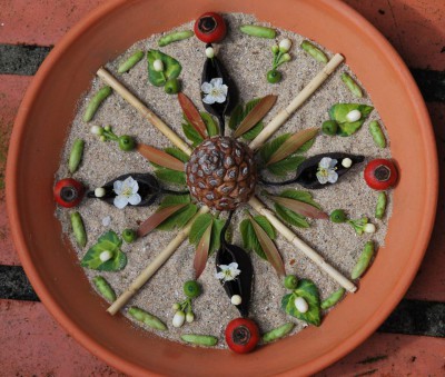 manualidades mandalas naturales