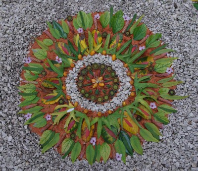 manualidades mandalas naturales