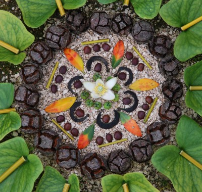 manualidades mandalas naturales