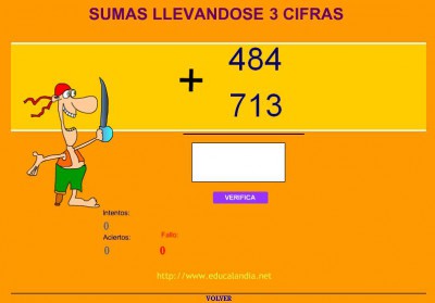 sumas LLEVANDOSE tres CIFRAS