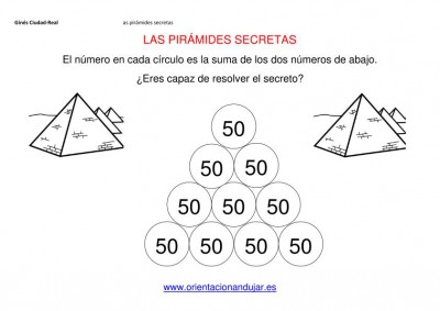 sumas primaria piramides secretas 4 ALTURAS EDITABLE