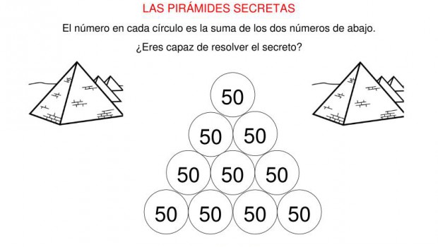 sumas primaria piramides