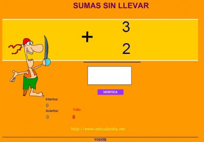 sumas sin llevada educalandia