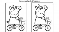 Encuentra las diferencias con dibujos animados, este es un ejercicio para potenciar la percepción visual y la atención en los niños. Actividades de estimulación de la inteligencia en niños en...