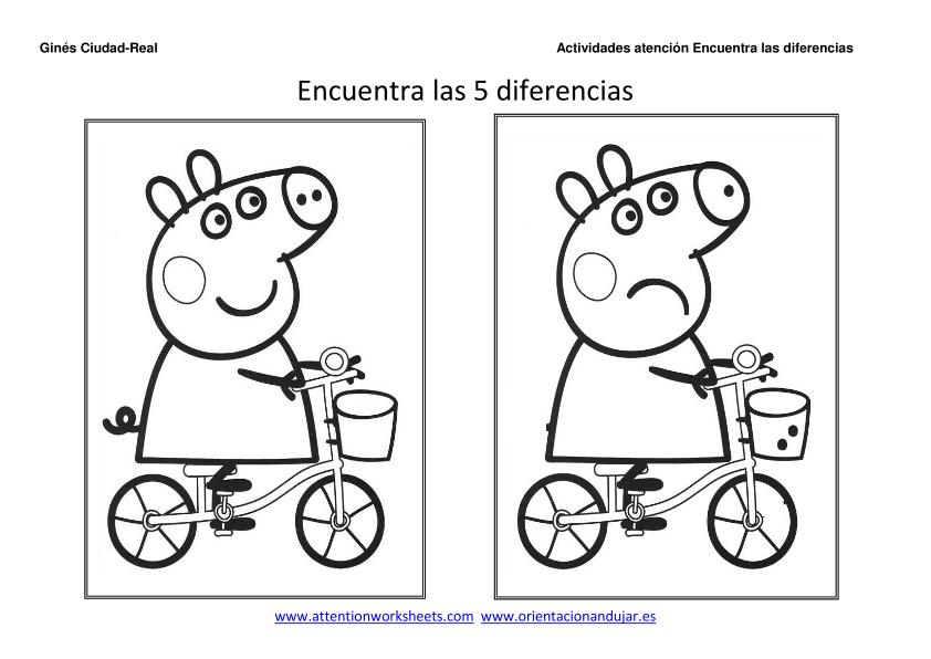 Dibujos animados encuentra las diferencias y colorea para niños -Orientacion Andujar Dibujos animados encuentra las diferencias y colorea para niños -Orientacion Andujar