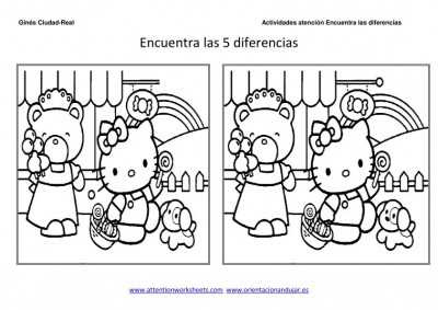 encuentra las diferencias dibujos animados para niños imagenes_1