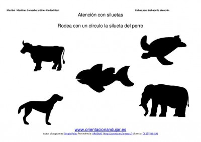 siluetas animales domesticos perro