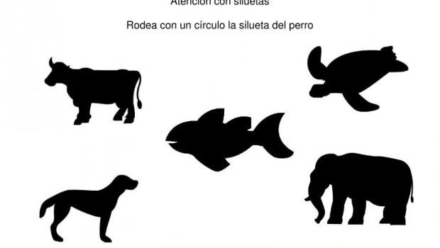 siluetas animales domesticos perro