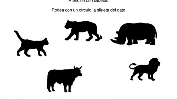 siluetas animales domesticos gato